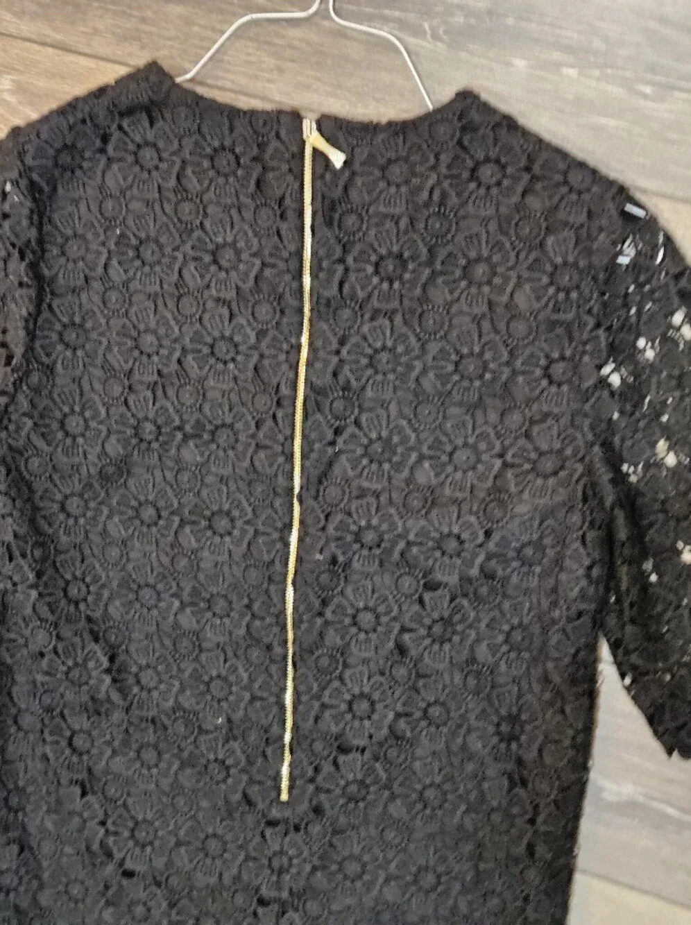 Kate Spade Black Daisy Lace Mini Dress Size 8 Feminine